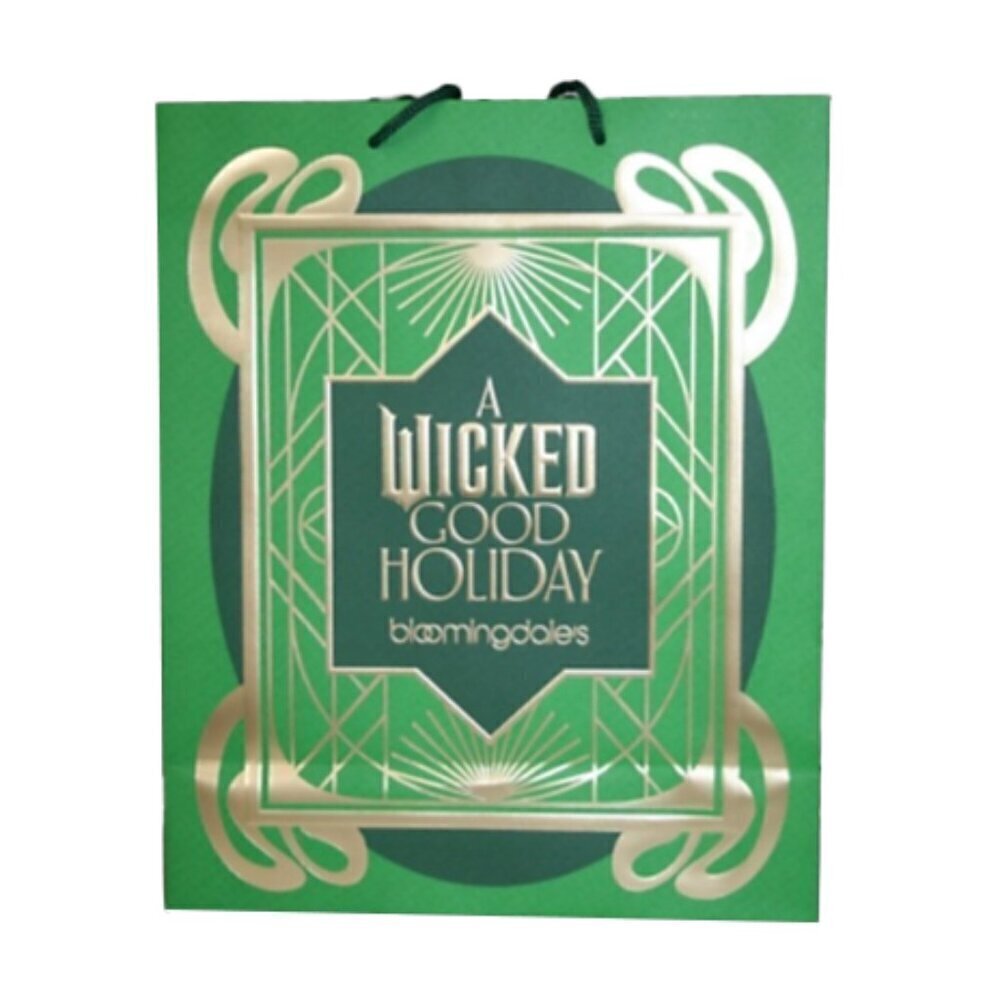❤️ 🆕 WICKED GOOD HOLIDAY Empty Paper Gift bag NEW Bloomingdale’s 2024